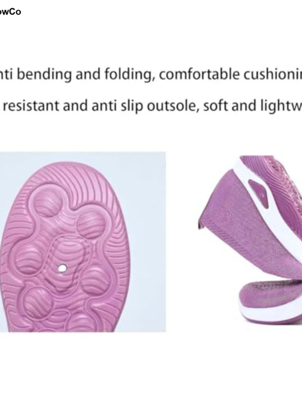 Women's Orthopedic Walking Shoes Arch Support Breathable Knit Slip-On Comfort